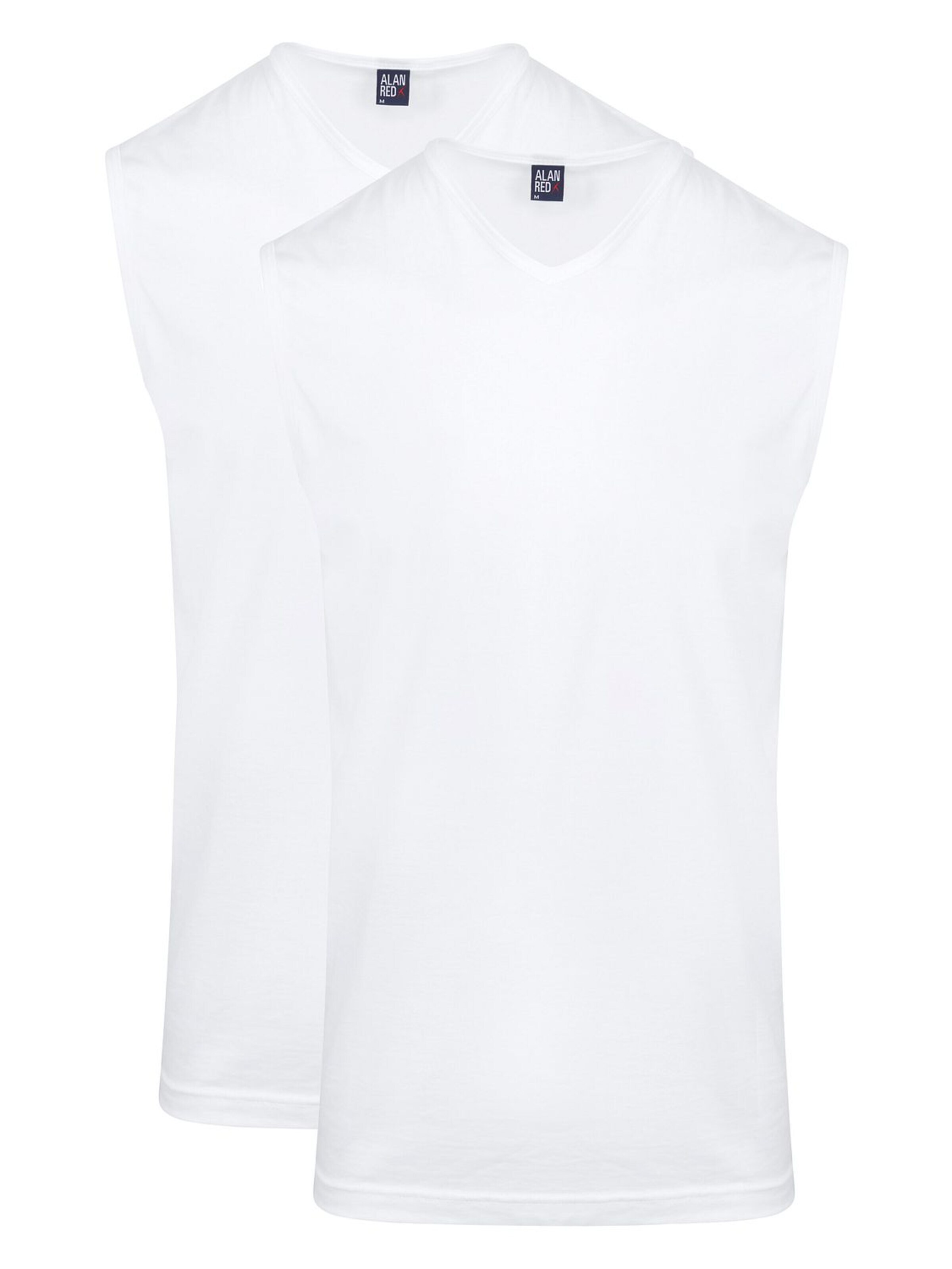 alan red Shirt 'Minto' in White: front
