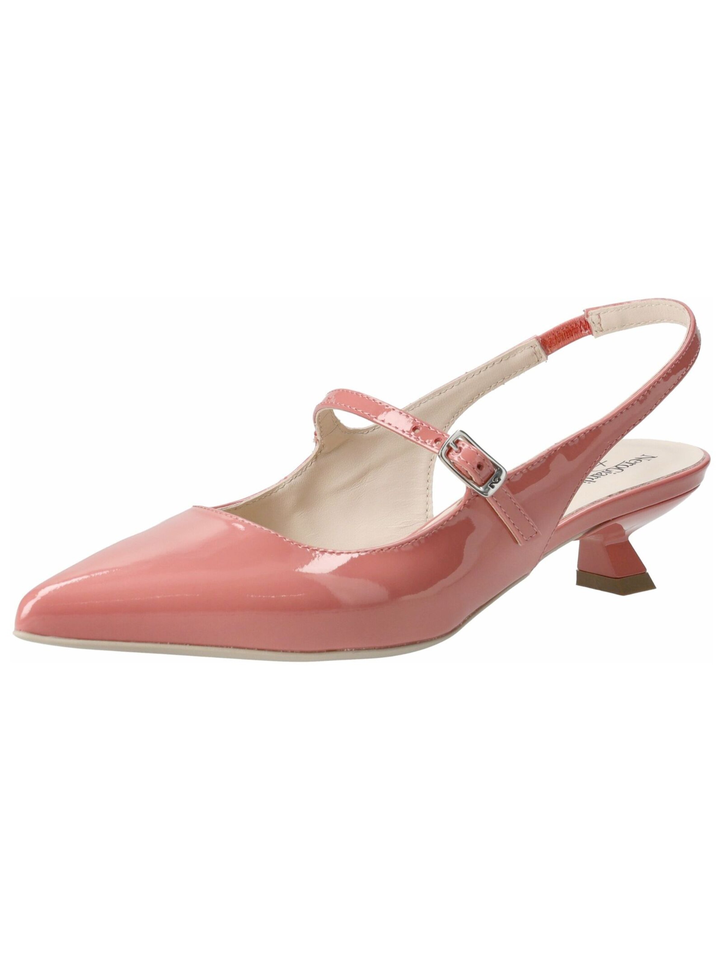 Décolleté sling di Nero Giardini in rosa: frontale