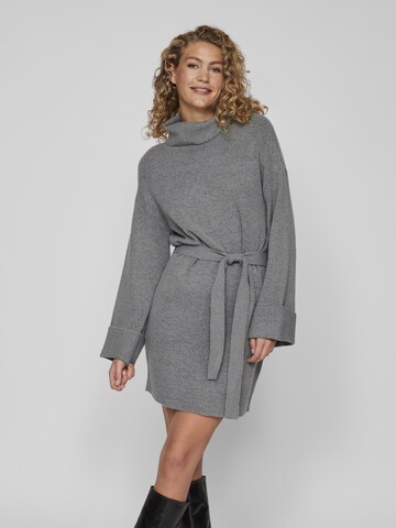 VILA Knit dress 'Rolfie' in Grey: front