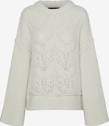 VERO MODA Sweater 'MORNA' in White: front