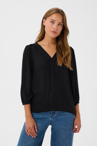 Kaffe - Blusa 'KAfia' em preto: frente