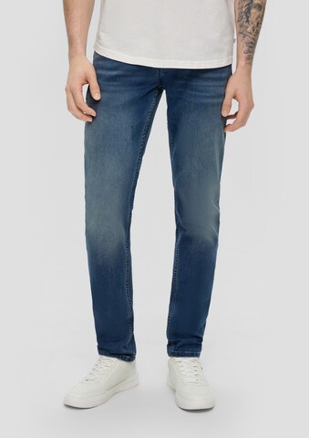 QS Slimfit Jeans 'Rick' in Blauw: voorkant