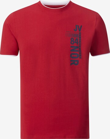 Jan Vanderstorm T-Shirt ' Flemming ' in Rot: predná strana