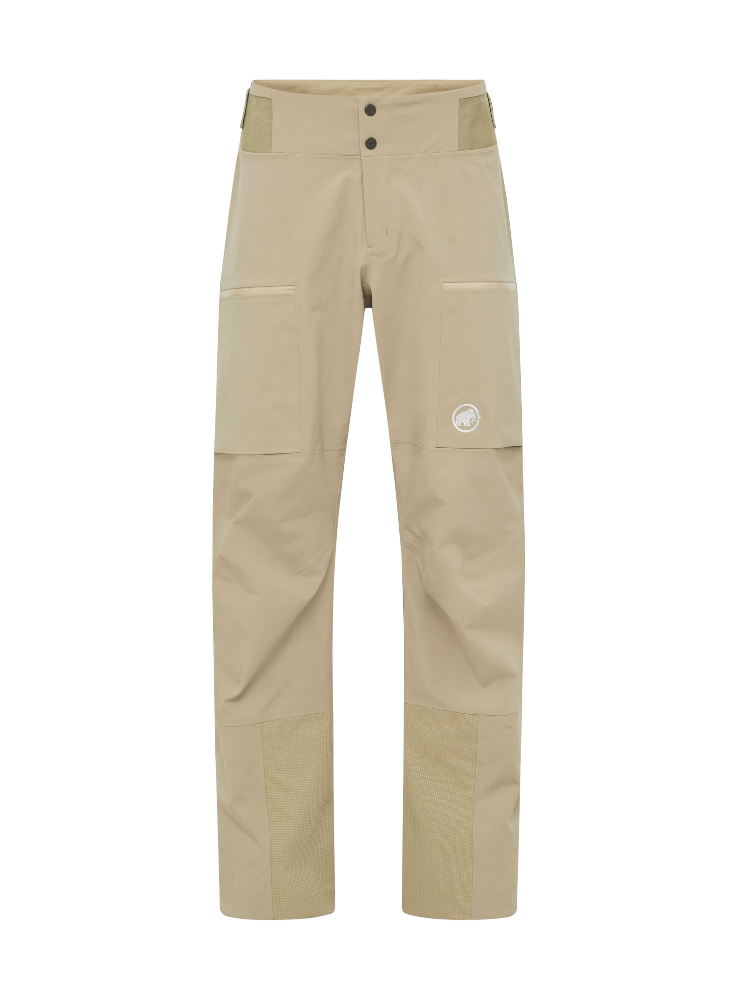 MAMMUT Regular Outdoor Pants in Brown: front