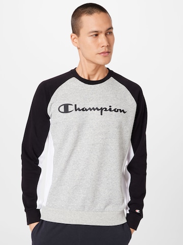 Bluză de molton de la Champion Authentic Athletic Apparel pe gri: față