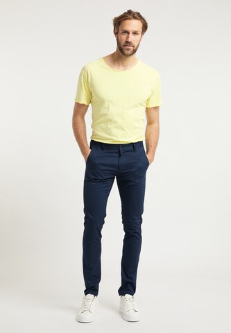 Regular Pantalon chino DreiMaster Maritim en bleu