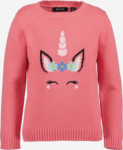 BLUE SEVEN Neulepaita värissä vaaleansininen / lohi / roosa / musta, Tuotenäkymä
