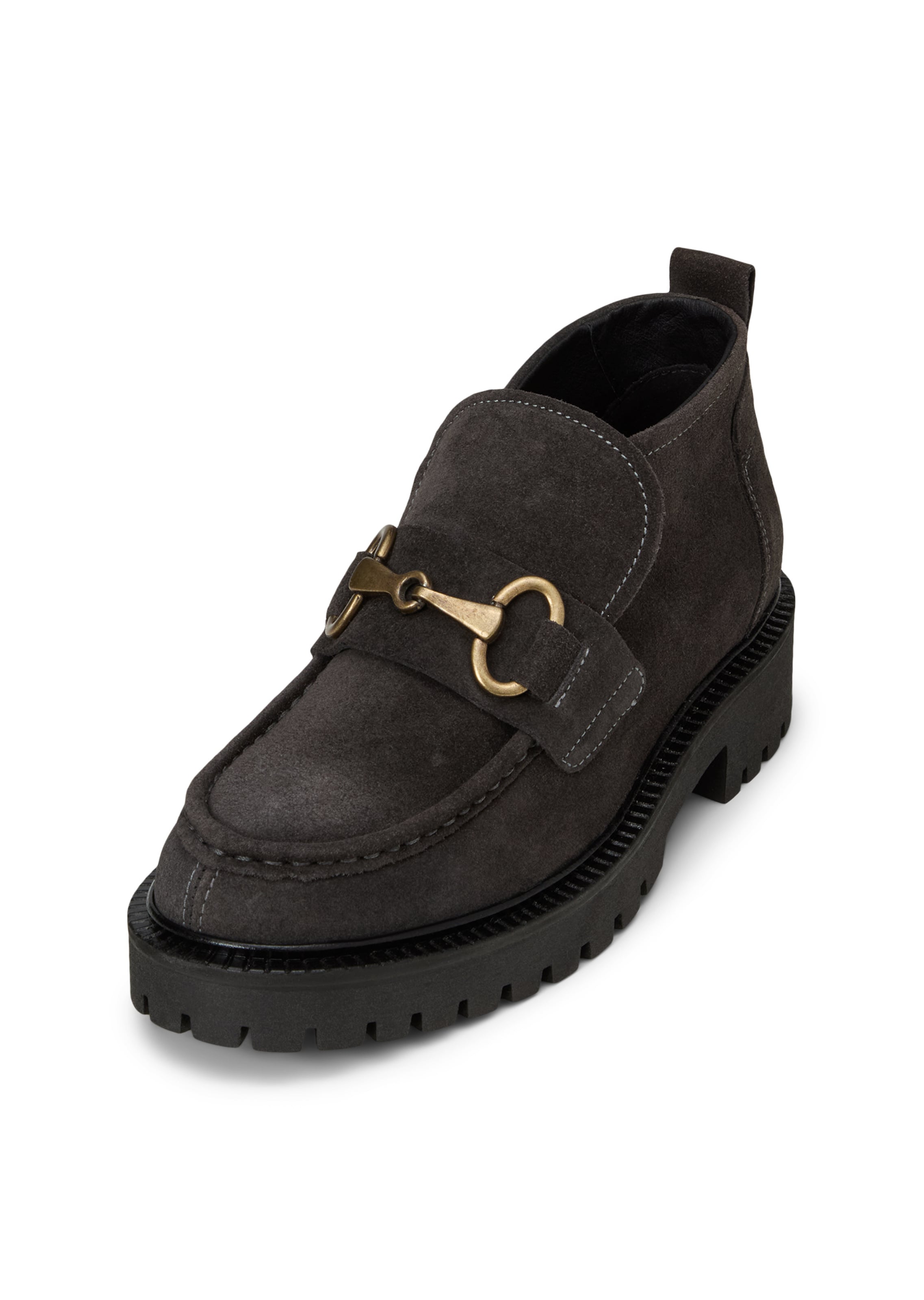 Marc O'Polo Ankle Boots 'Phia' in Grau: Vorderseite