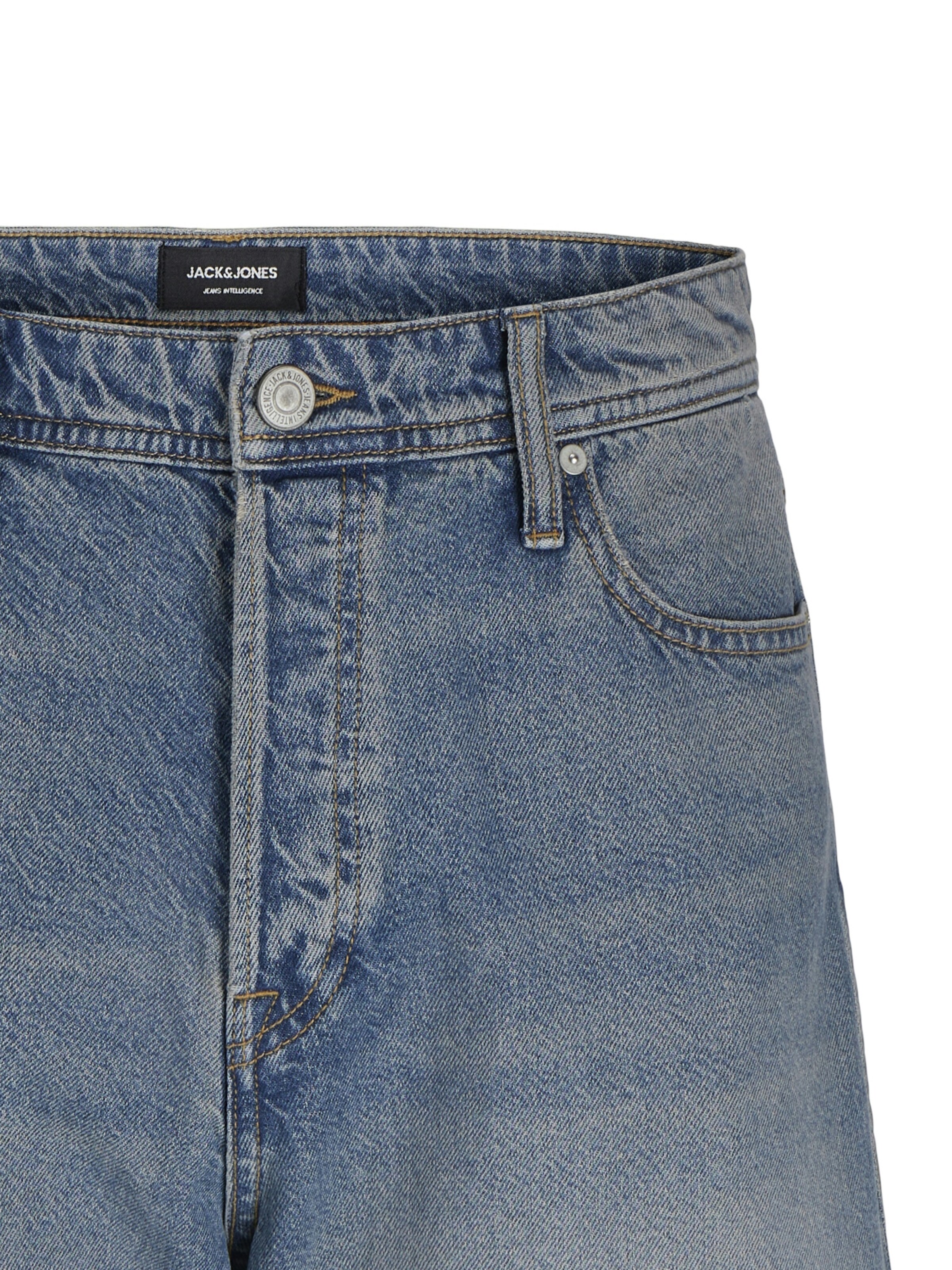 mėlyna Jack & Jones Junior „Baggy“ Džinsai 'Alex'