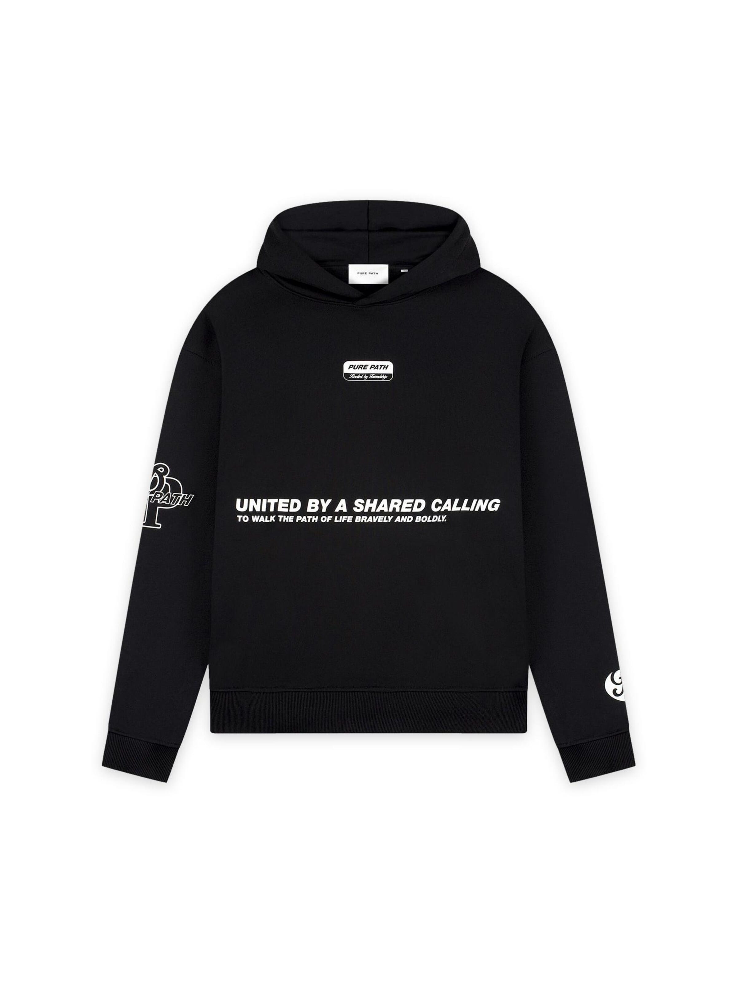 Pure Path Sweatshirt in Black: front