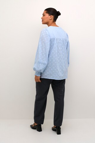 KAFFE CURVE Bluse 'Loulou' in Blau