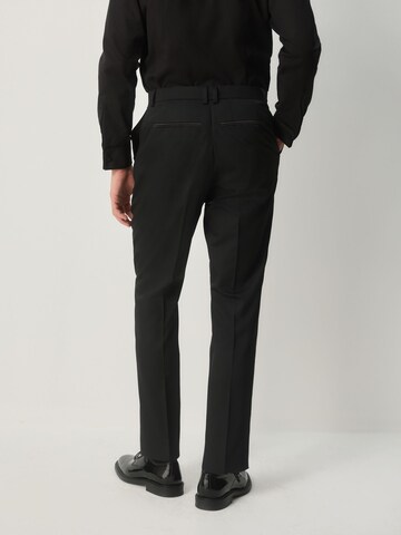 Next Slim fit Trousers with creases in Black