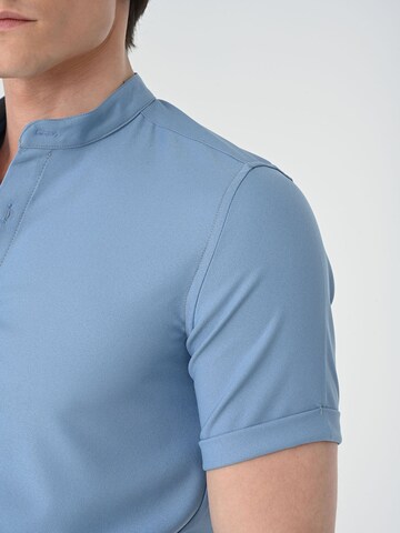 Coupe regular Chemise Antioch en bleu