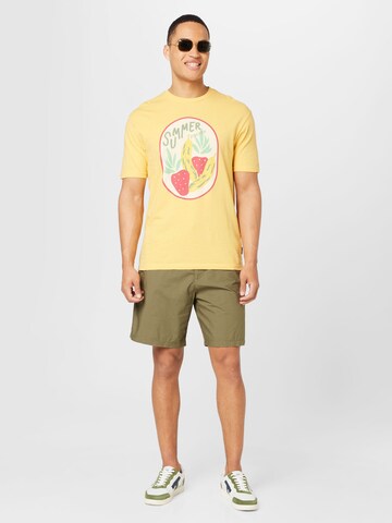 Springfield T-Shirt 'BANANA FRESH' in Gelb