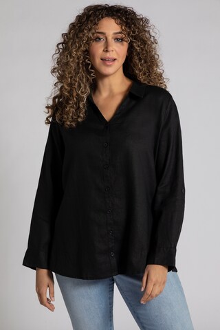 Ulla Popken Blouse in Zwart: voorkant