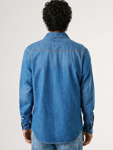 Coupe regular Chemise Pepe Jeans en bleu