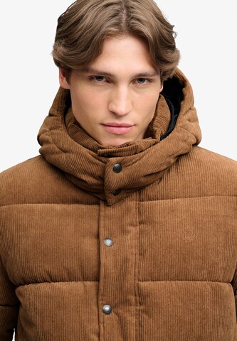 Superdry & Co Winter jacket 'Premium' in Brown