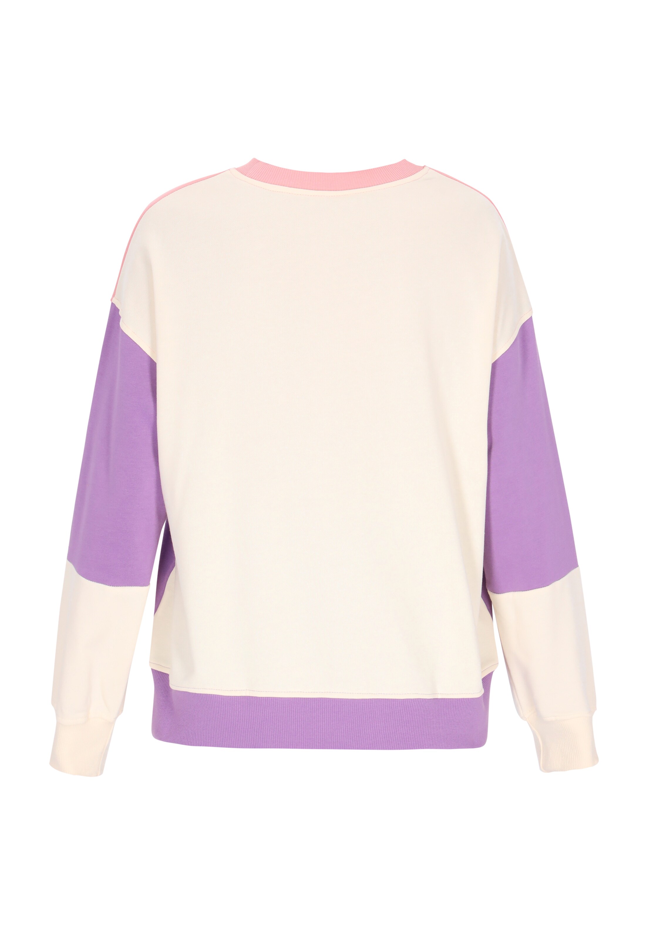 swirly Sweatshirt 'Back To School' i beige