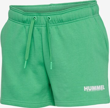 Hummel Regular Workout Pants in Green