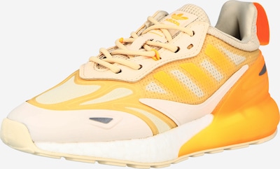 ADIDAS ORIGINALS Låg sneaker 'ZX 2K Boost 2.0' i beige / gul / vit, Produktvy