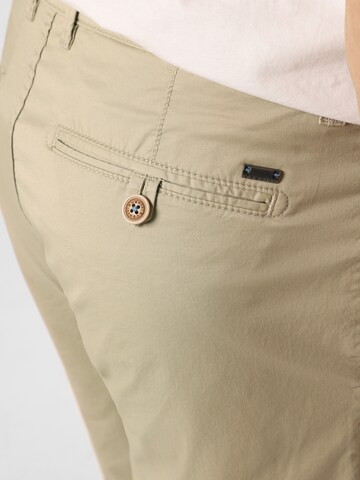 bugatti - regular Pantalón chino en beige