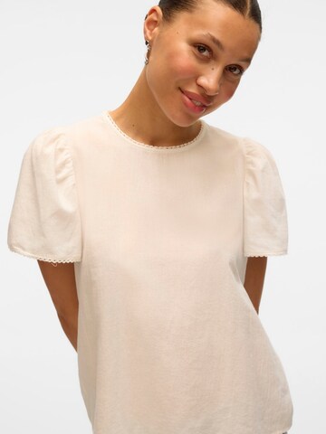 Chemisier 'VMPretty' VERO MODA en blanc