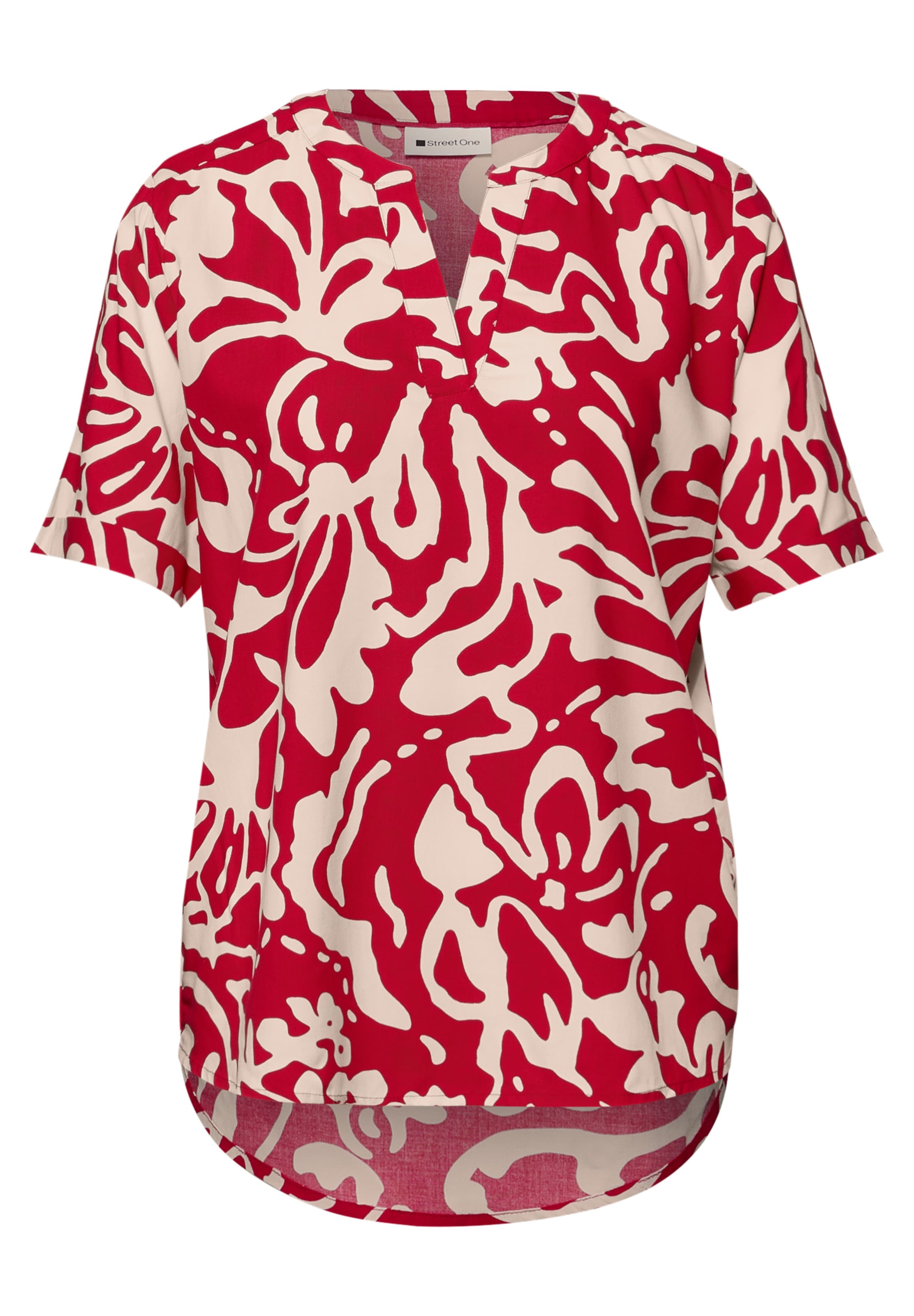 STREET ONE Bluse in Rot: Vorderseite