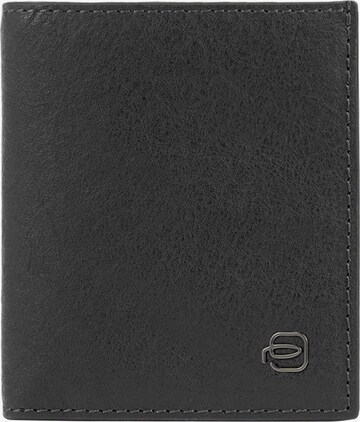 Piquadro Wallet 'Black Square' in Black: front