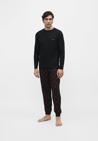 HUGO Pyjamas lang 'ELION' i sort: forside