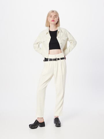 Regular Pantalon à pince 'Tecla' BOSS en blanc