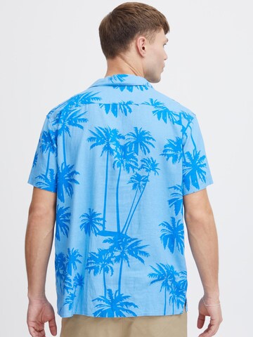 !Solid Comfort fit Button Up Shirt 'valde' in Blue