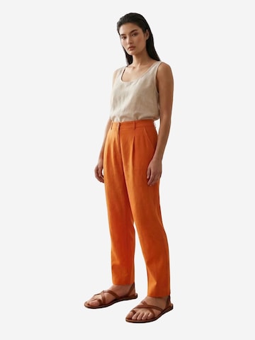 My fashionregular Hlače s naborima - narančasta boja: prednji dio