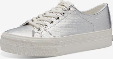 TAMARIS Sneakers laag in Zilver: voorkant