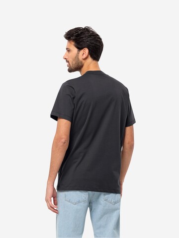 JACK WOLFSKIN Performance shirt 'ESSENTIAL' in Black