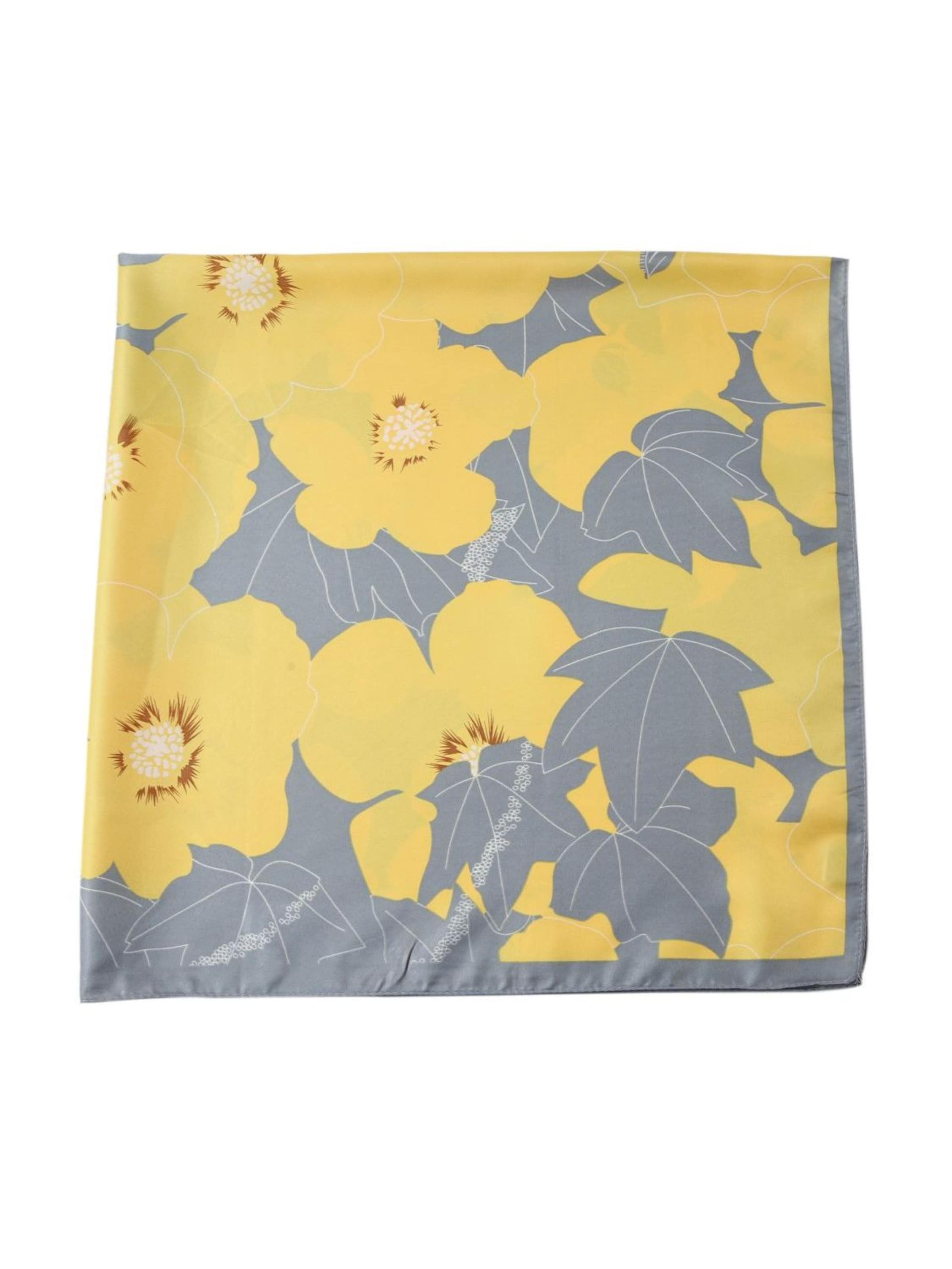 Sciarpa 'Bigpetale Zoé' di alberto cabale in giallo