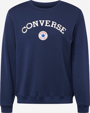 CONVERSE - Sweatshirt em azul: frente