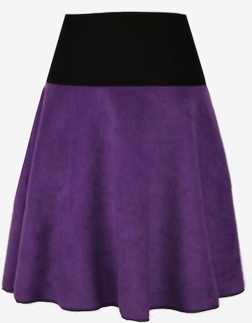 dunkle design Rock 'A-Linie Fleece' in Lila: Vorderseite