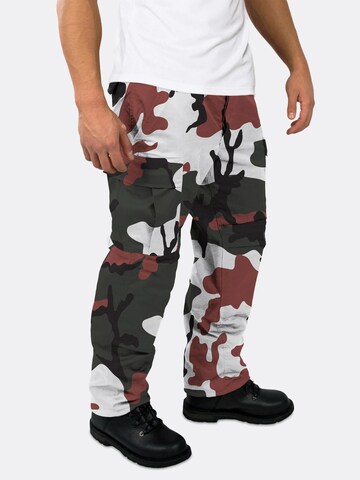 Regular Pantalon outdoor 'Trooper' normani en rouge