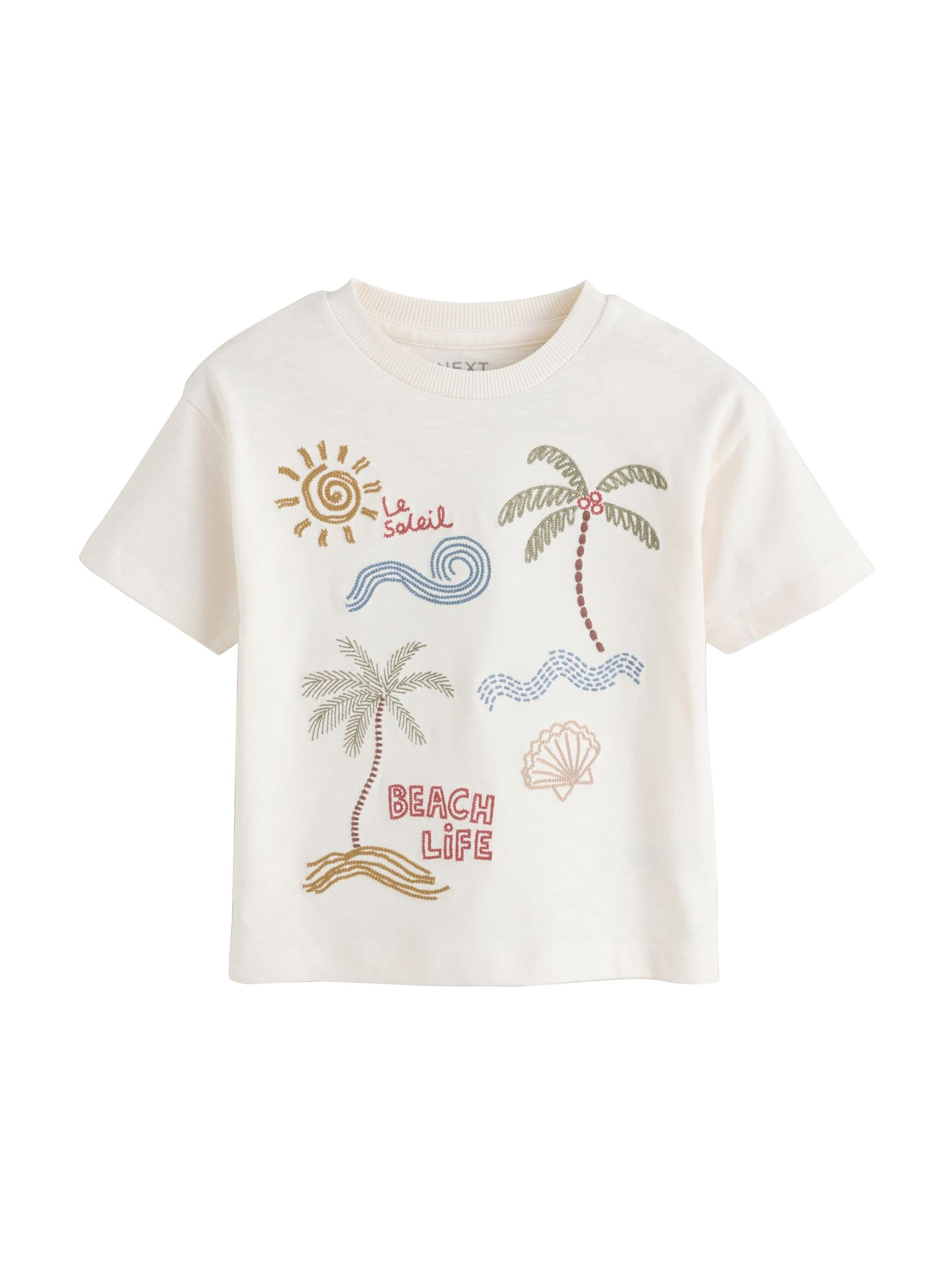 Next Shirt in Beige: voorkant