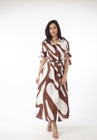 Elara Blusekjole i brun