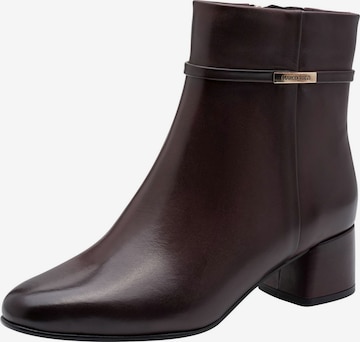 Bottines MARCO TOZZI en rouge : devant