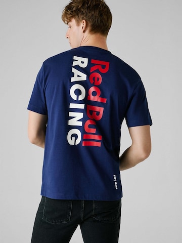 Red Bull Racing x Pepe Jeans Shirt in Blau