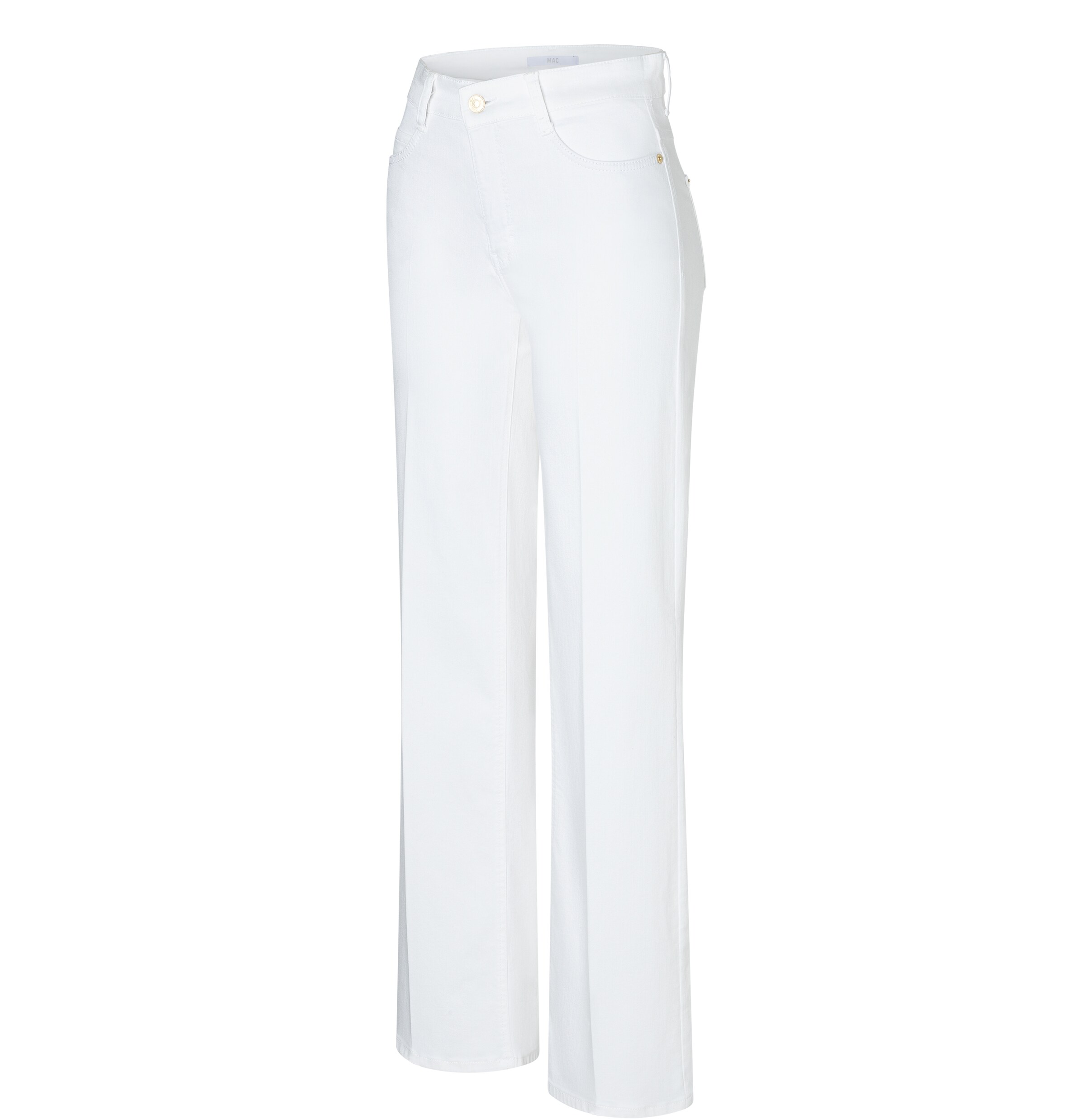 MAC Wide Leg Jeans in Weiß