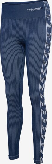 Pantaloni sport Hummel pe bleumarin / alb, Vizualizare produs