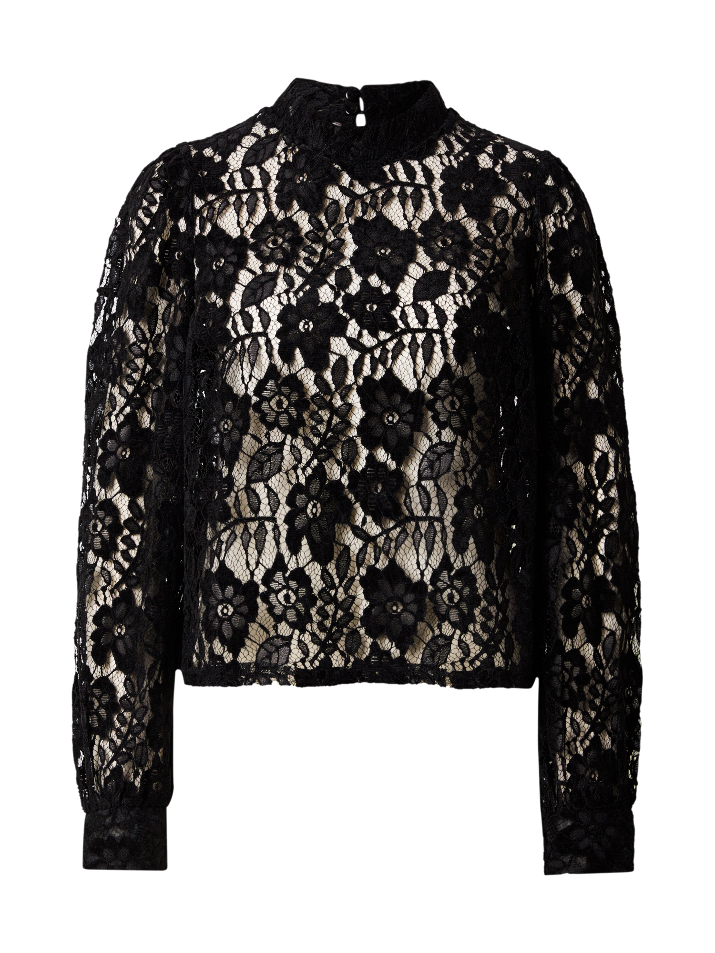 PIECES Bluse 'PCROSELYN' in Schwarz: Vorderseite