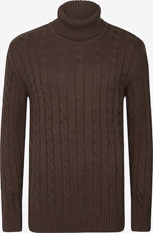 Pull-over Felix Hardy en marron : devant