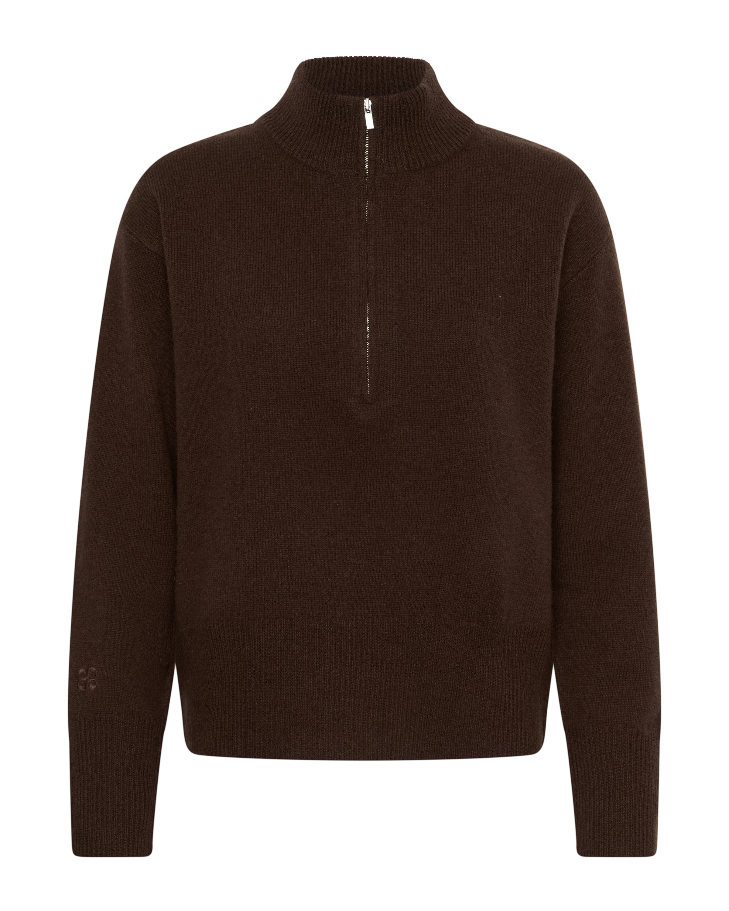 My Essential Wardrobe Sweater 'Tracy' in Brown: front
