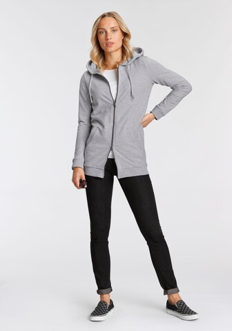 FLASHLIGHTS Zip-Up Hoodie 'Flashlights ' in Grey