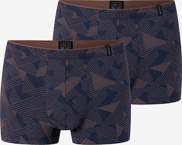 SCHIESSER Boxer shorts ' Long Life Soft ' in Blue: front