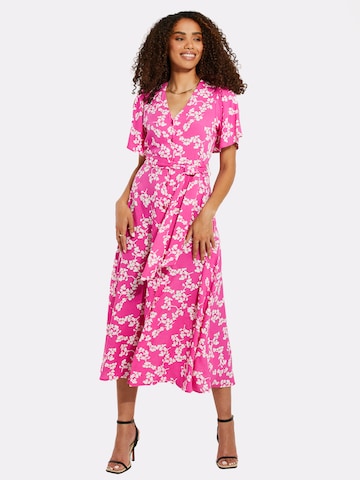 Threadbare Sukienka koszulowa 'Fruit' w kolorze różowy